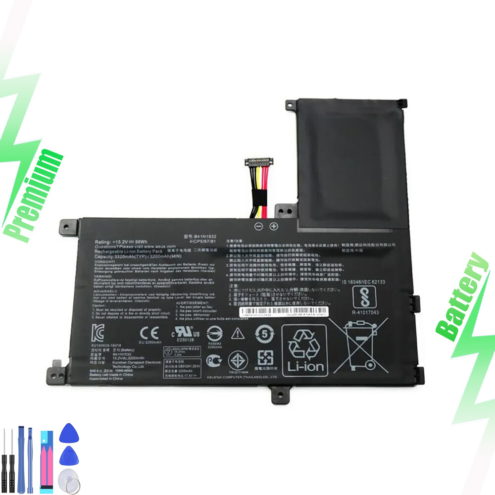 New B41N1532 Battery For ASUS ZenBook Flip UX560UA Q504UA Q504UAK 15.2V 50Wh
