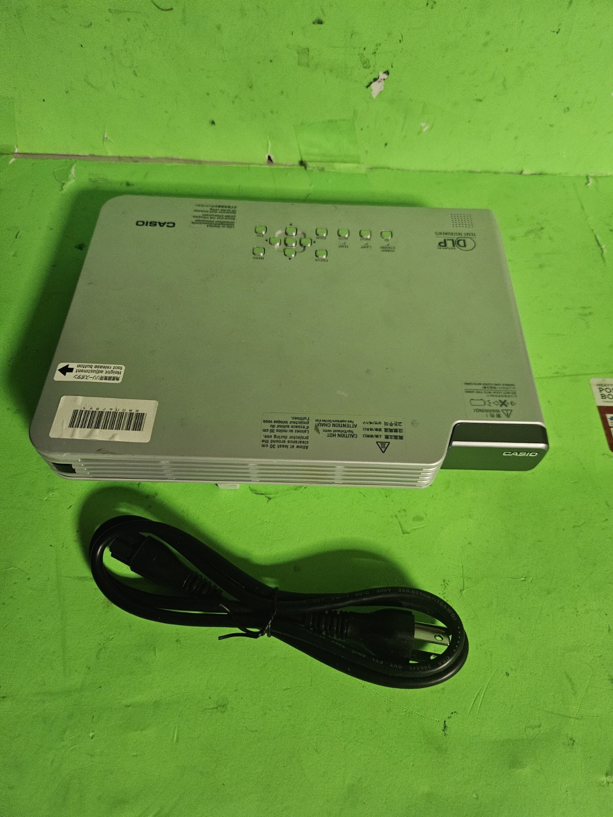 Casio Data Projector XJ-S37 - Lamp Time : 492H