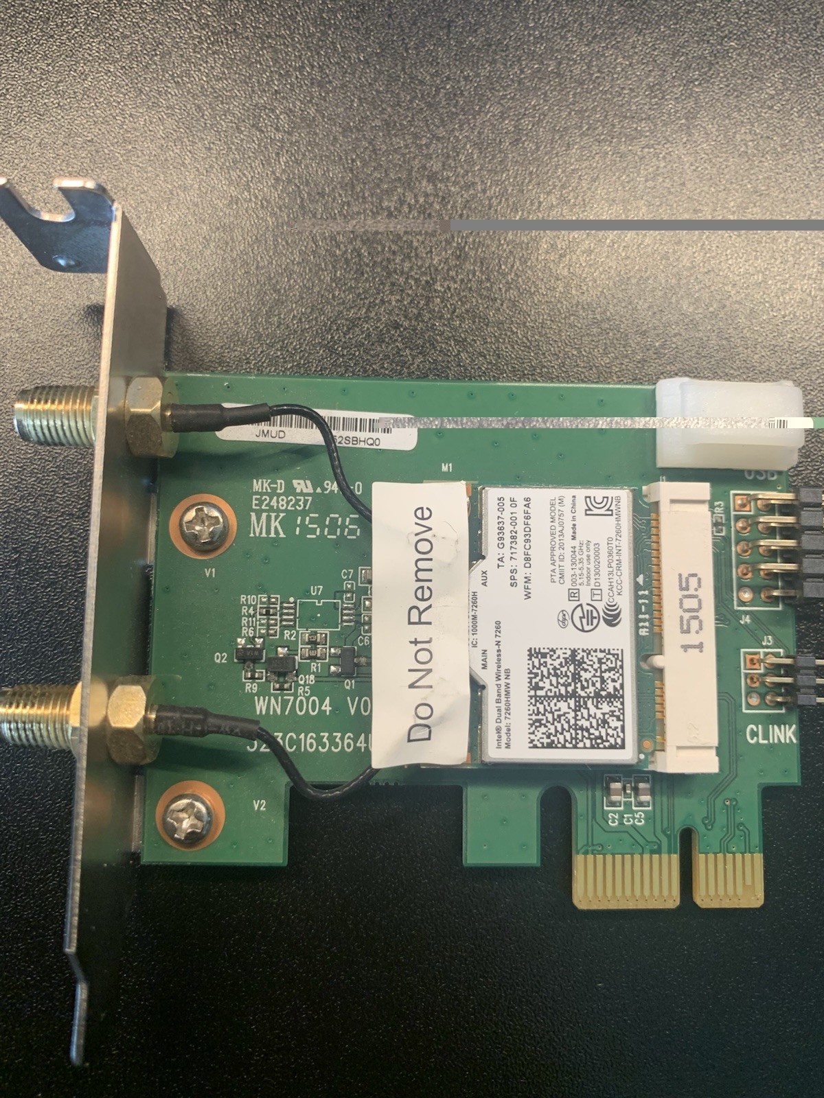 HP WLAN 716869-001 Wireless Wifi Adapter Low Profile Card PCIe WN7004 - JJ Q1A