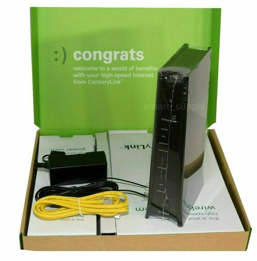 CenturyLink C1100Z ZyXEL 802.11n Wireless Modem Router VDSL ADSL2+ 