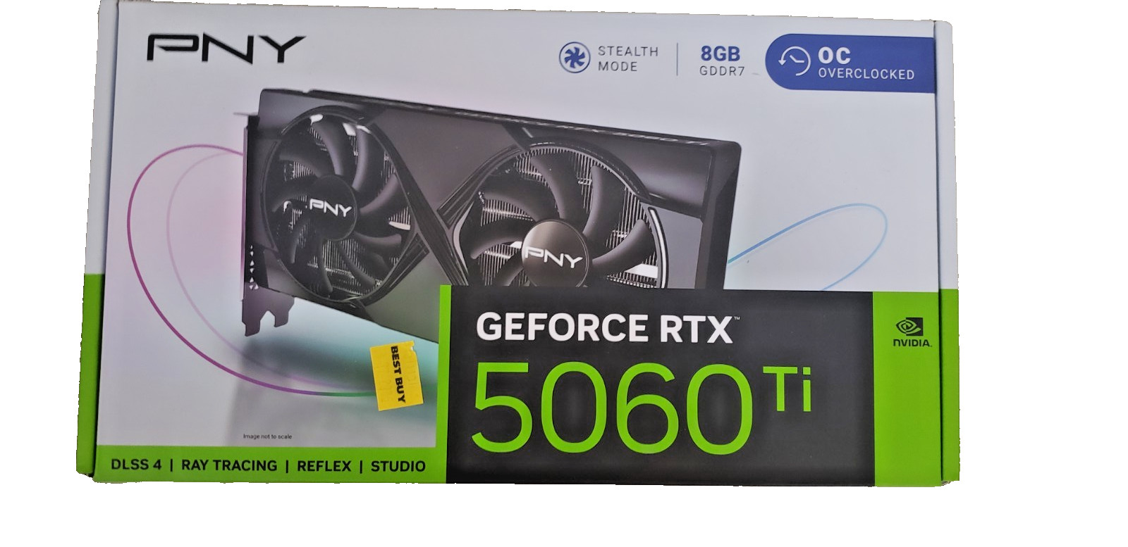PNY GeForce RTX 5060Ti Overclocked Dual Fan PCIe Graphic Card 8GB GDDR7