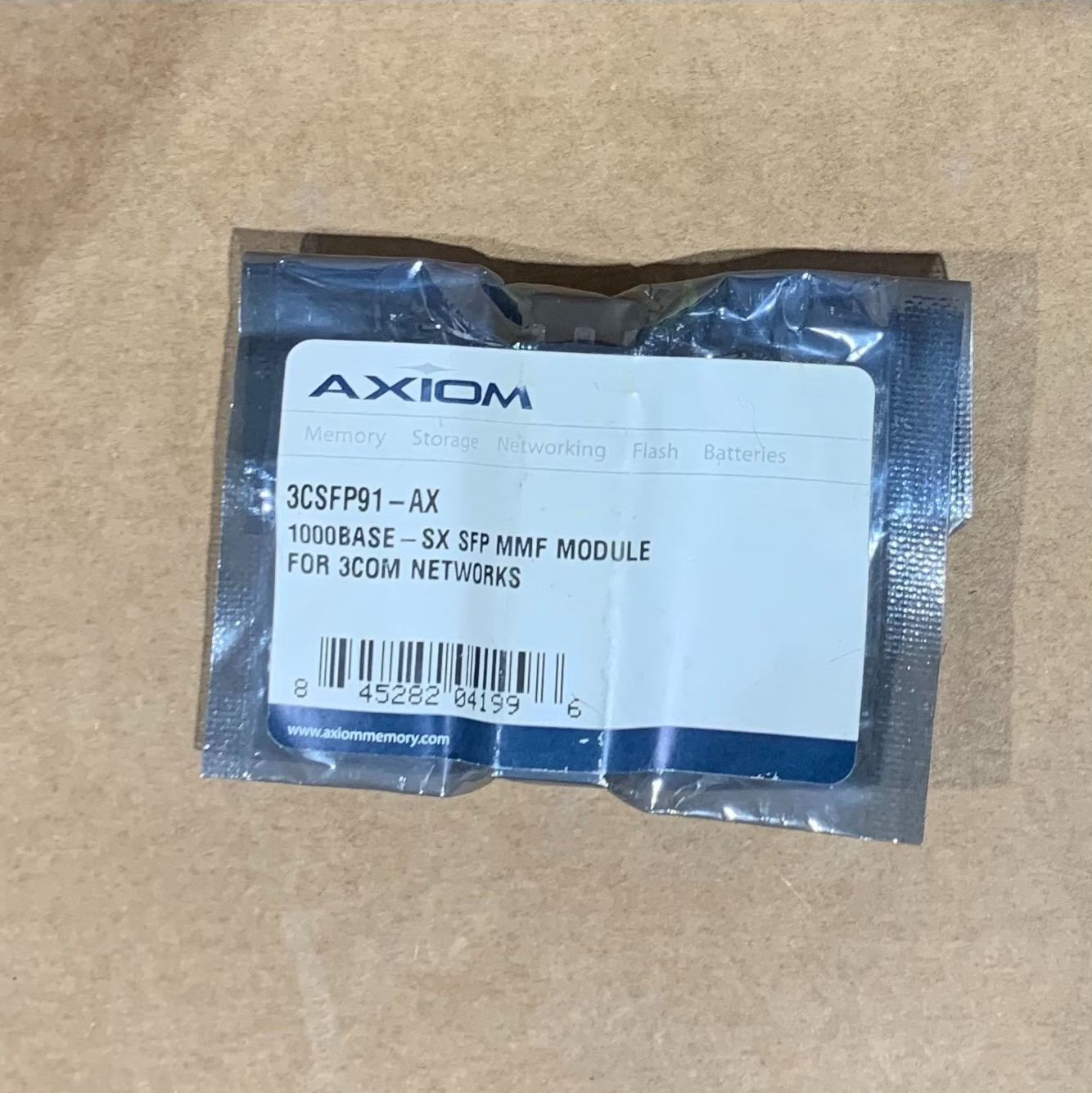 SFP Module Axiom 3CSFP91-AX 1000Base-SX SFP MMF Module