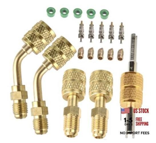 R410a Adapter for Mini Split System, Charging Vacuum Port R410a adapter kit