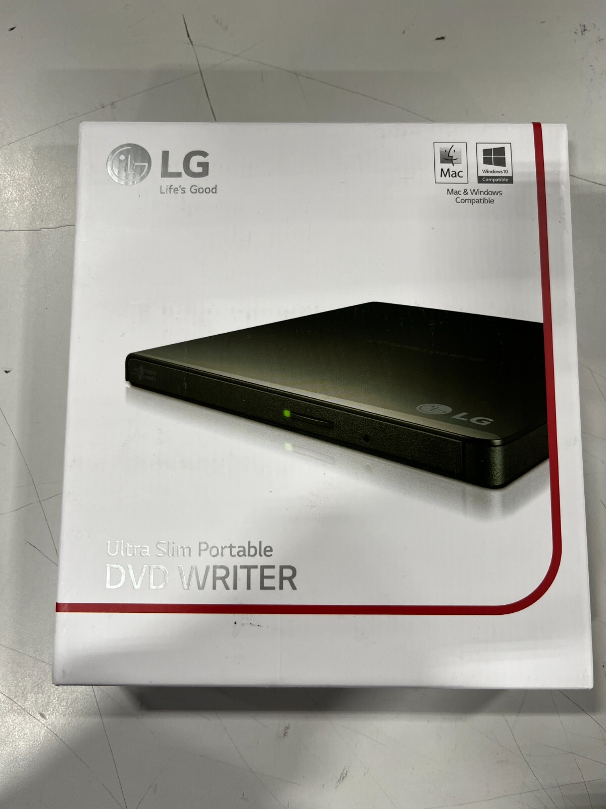 New LG Electronics USB 2.0 Super Multi Ultra Slim Portable DVD Writer Drive