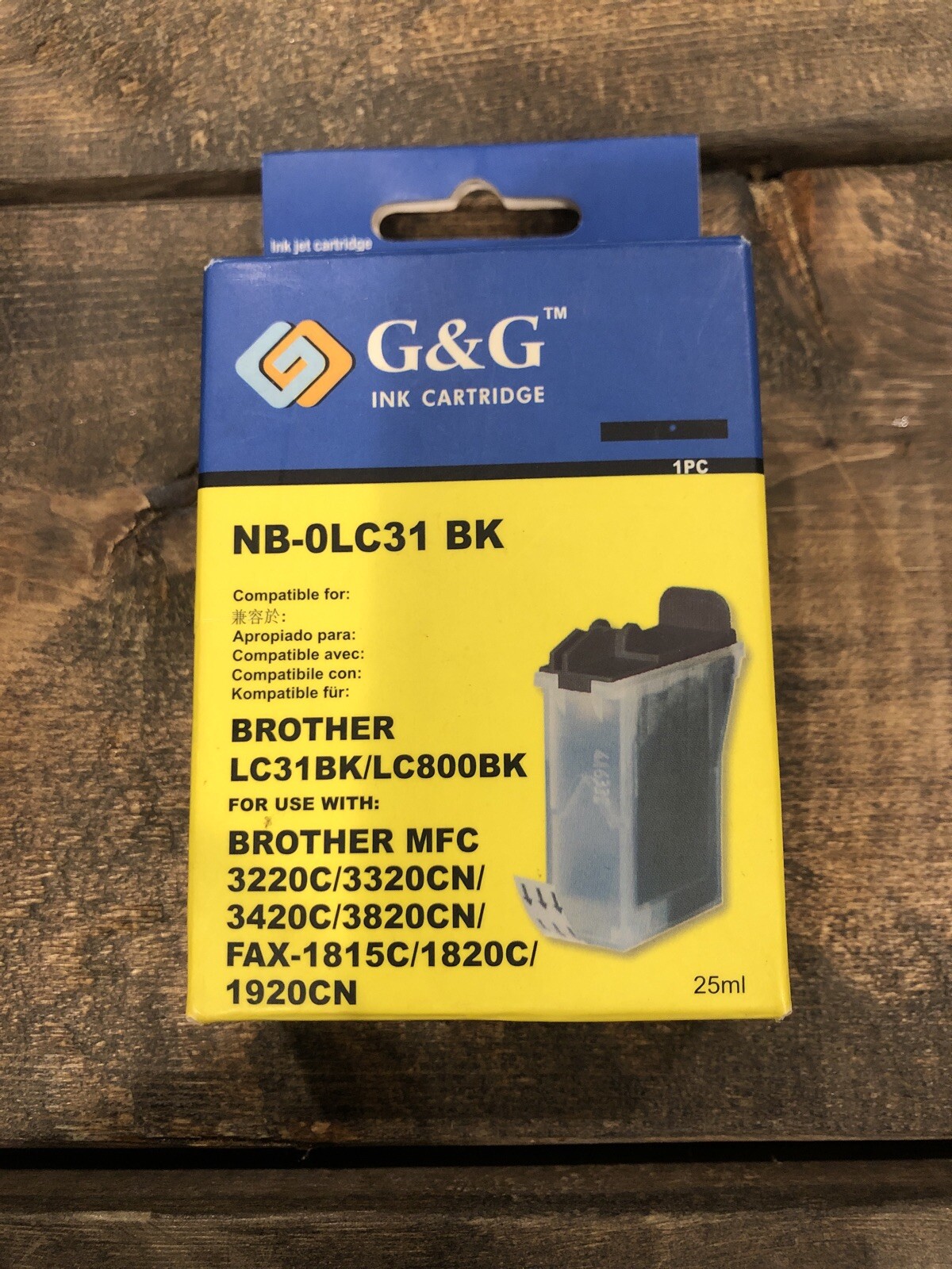 G & G Ink Cartridge for Brother MFC 3220c/3320cn/3420c/3820cn Black