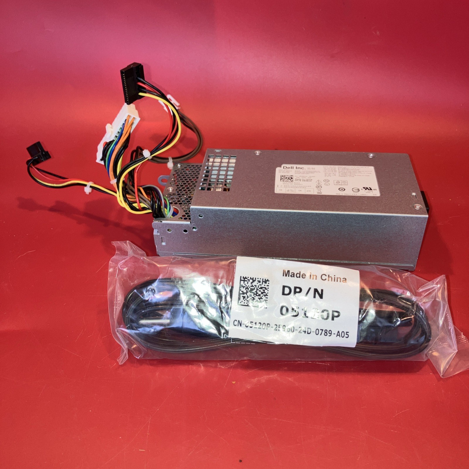 NEW Genuine Dell Inspiron 3647 Power Supply 220W R5RV4/L220NS-00 With Power Cord