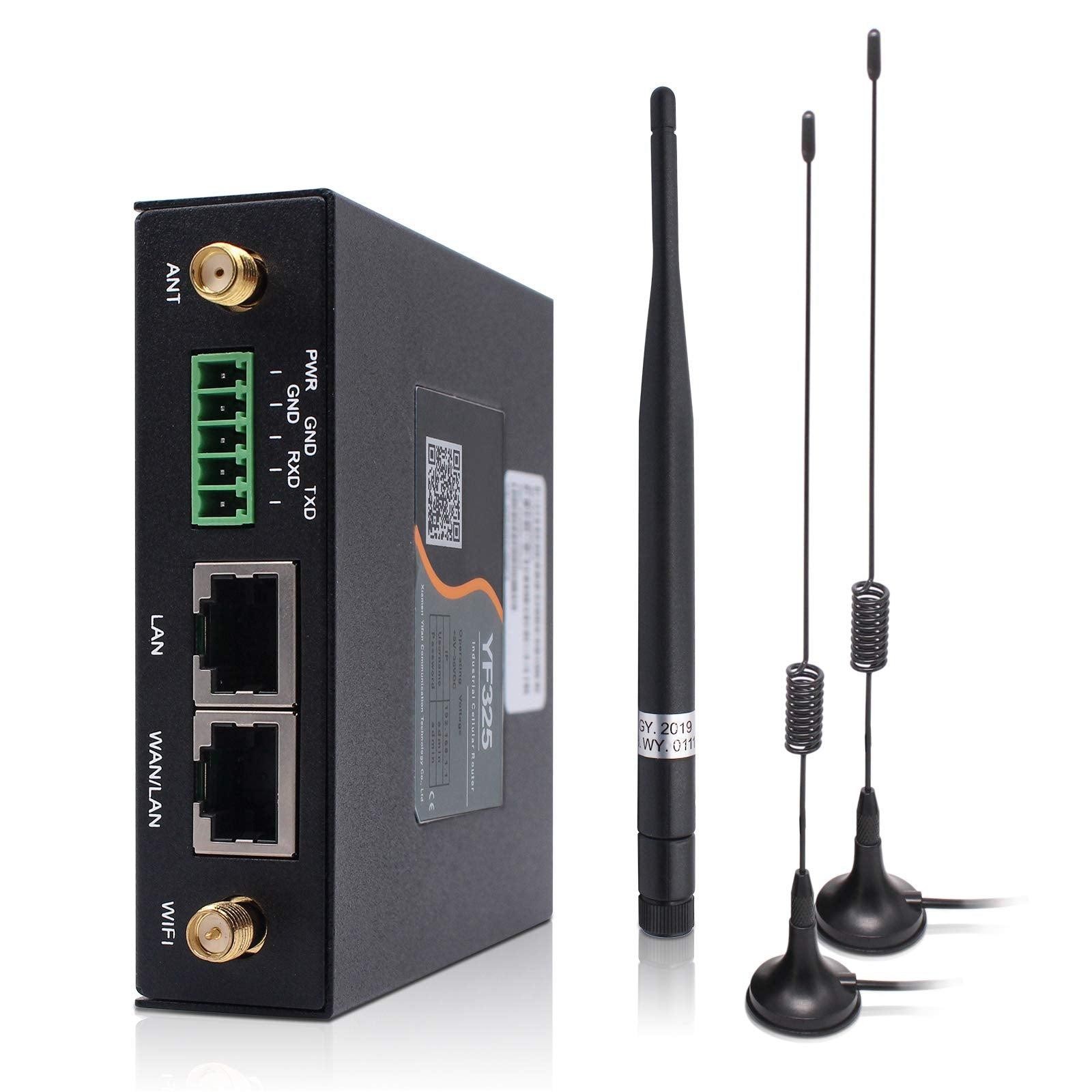 Industrial 4G LTE WiFi Router 3G/4G Yeacomm YF325 Wireless Modem Unlocked with D