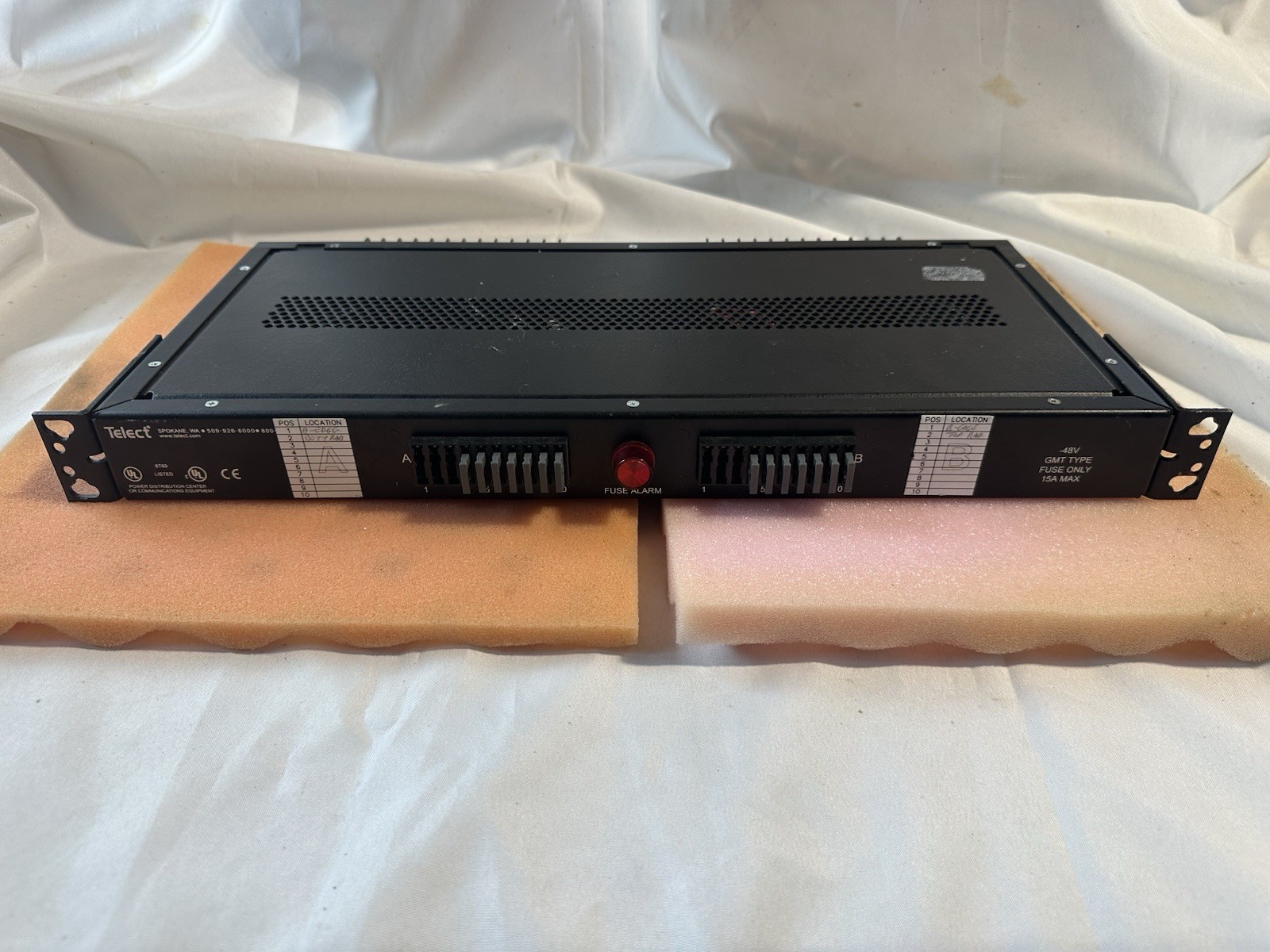 Telect Power Distribution Center GMT -48V RTN PN: 009-0004-1001 (JTS2)
