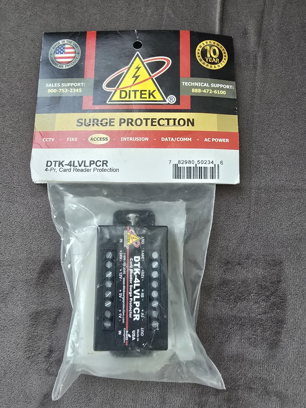 DTK-4LVLPCR DITEK SURGE PROTECTION PROTECTOR