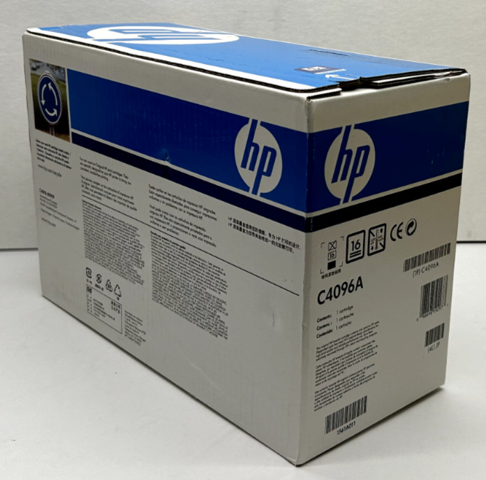HP 96A (C4096A) Black Toner Cartridge For HP LaserJet 2100 2200 - NEW/Sealed