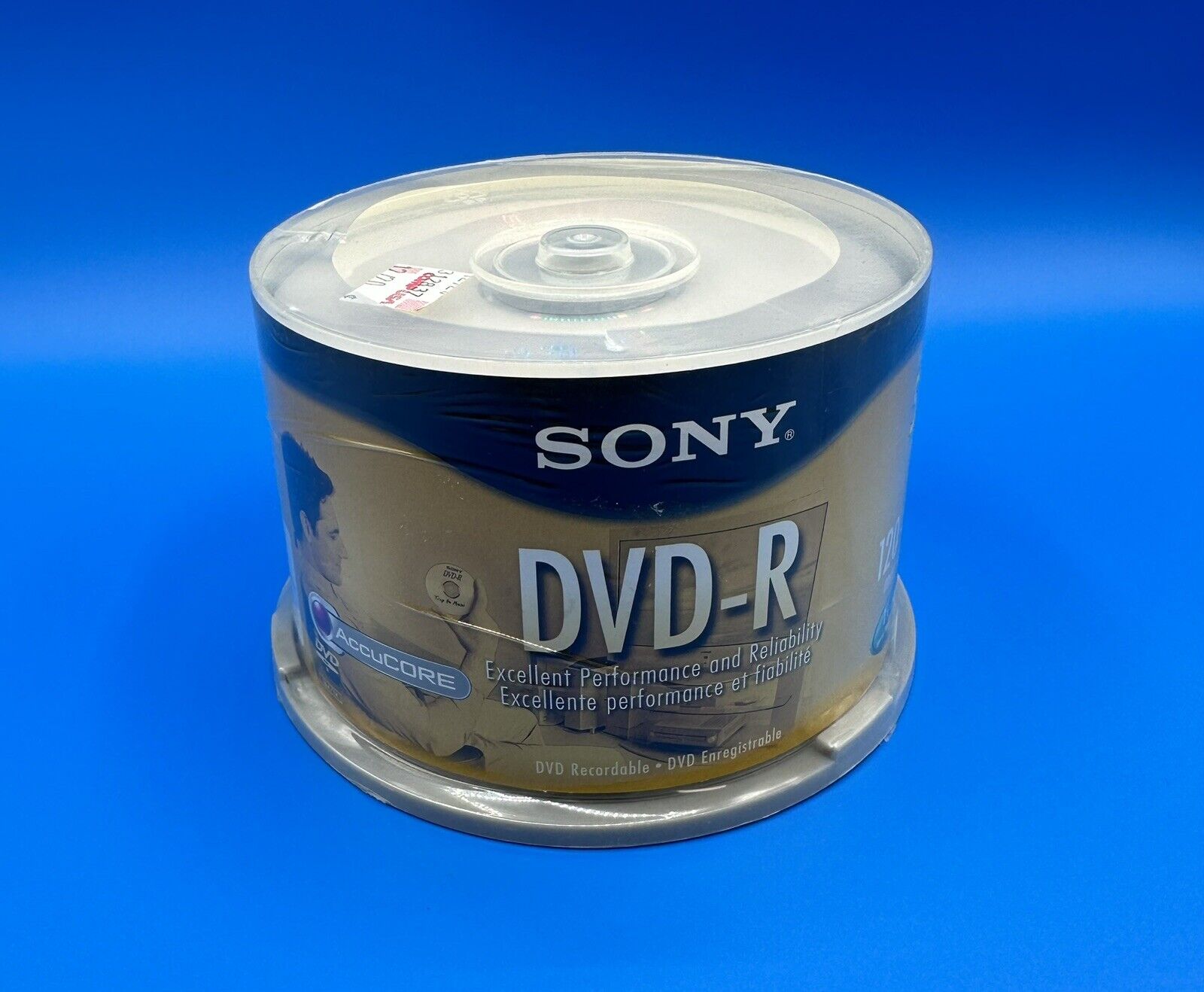 NEW Sony DVD-R 4.7GB 120 Min 1x-16X Blank Media Disc 50 Pack - Factory Sealed