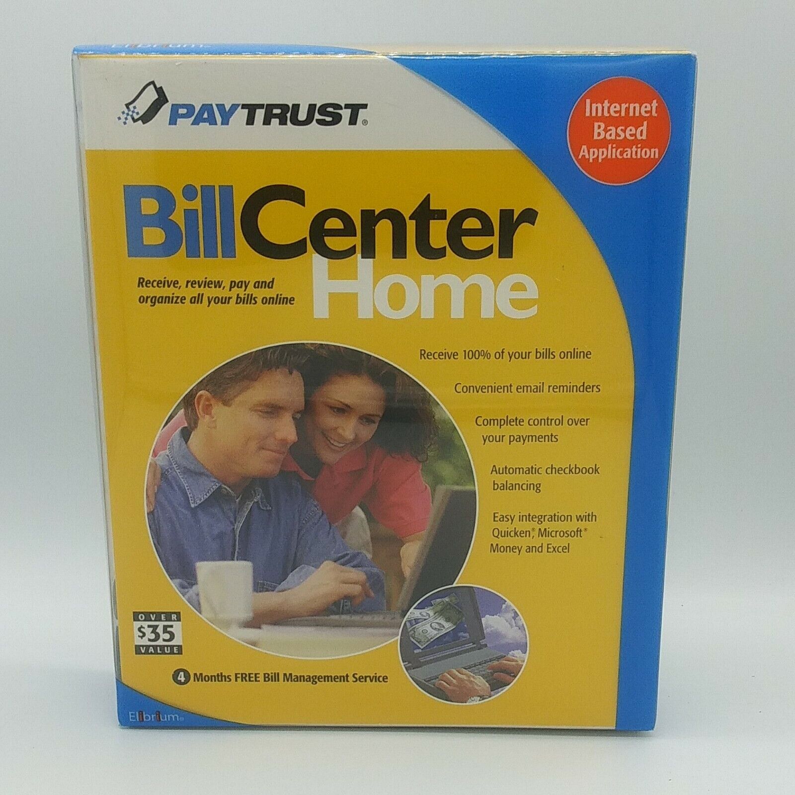Bill Center Home (Online Bill Management service) Windows 95/98/Me/NT/2000