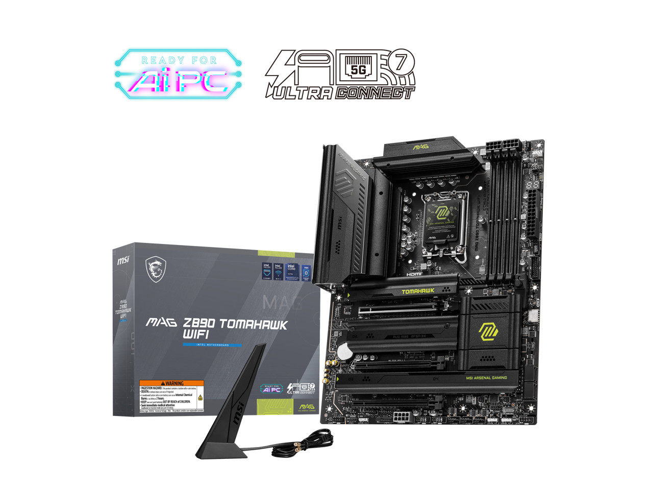 MSI MAG Z890 TOMAHAWK WIFI LGA 1851 Intel Z890 ATX Motherboard