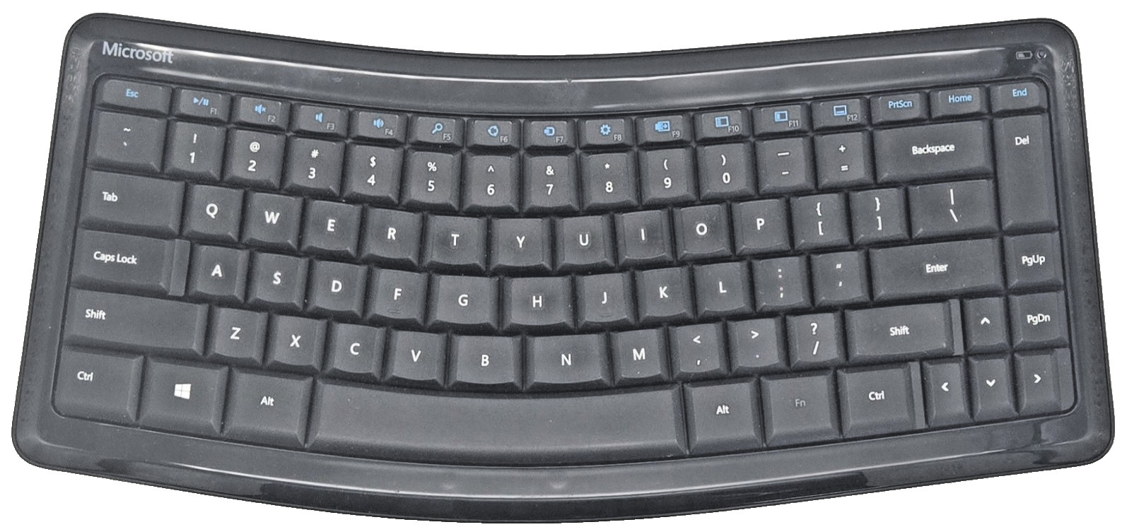 Microsoft Sculpt Mobile Bluetooth Keyboard Model 1390 Black Tested Works