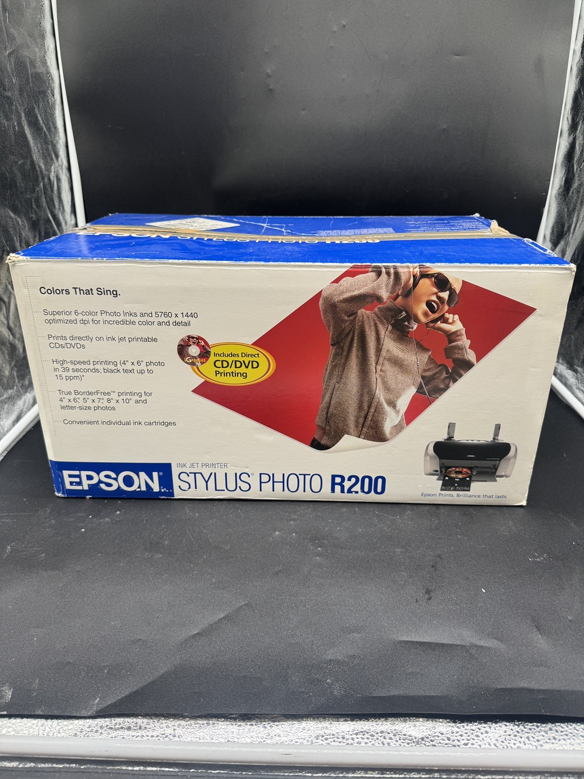 Epson Stylus Photo R200 Inkjet Printer New In Box Sealed CD DVD