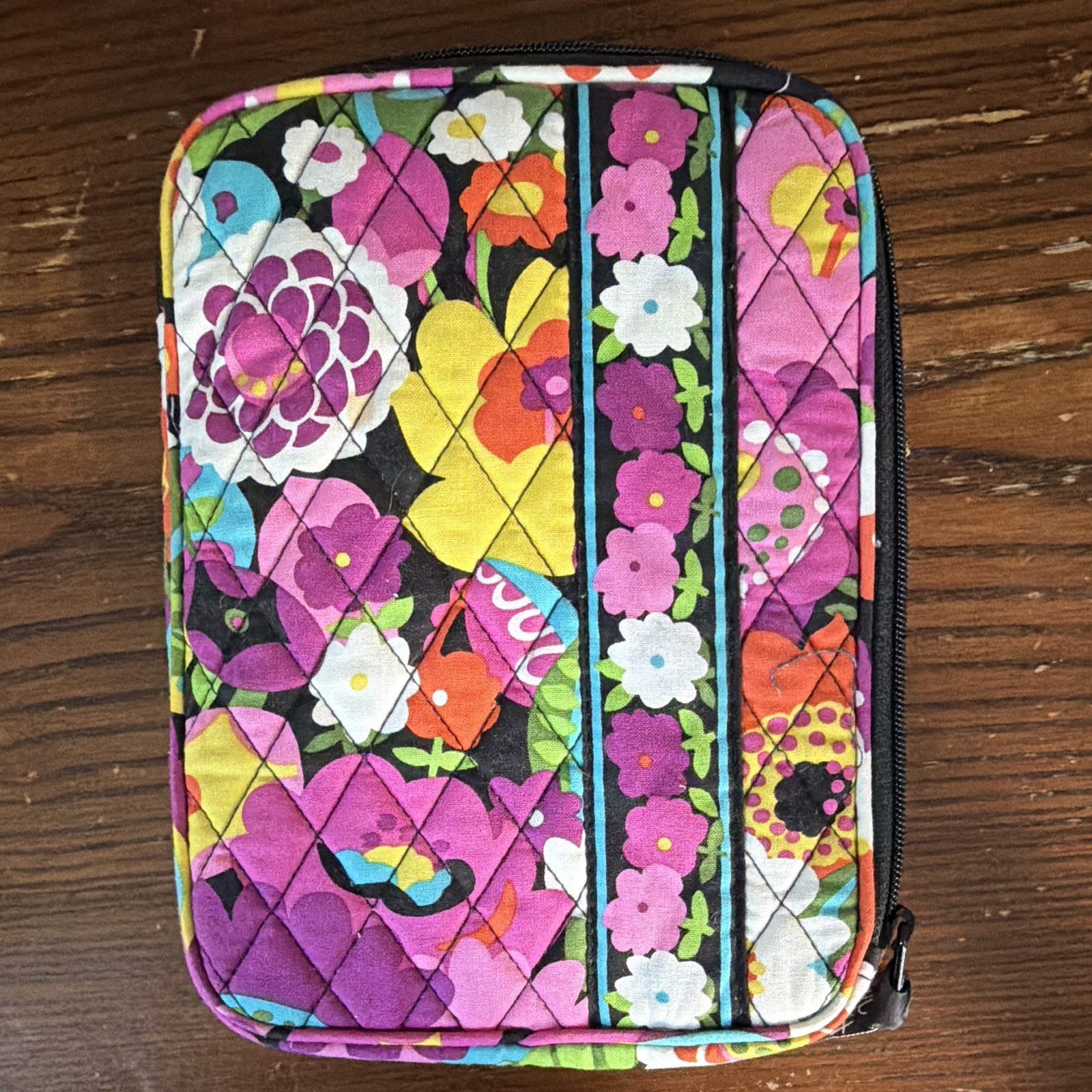 Vera Bradley Floral Zipper Tablet Sleeve/Pouch, 7in, Multicolor