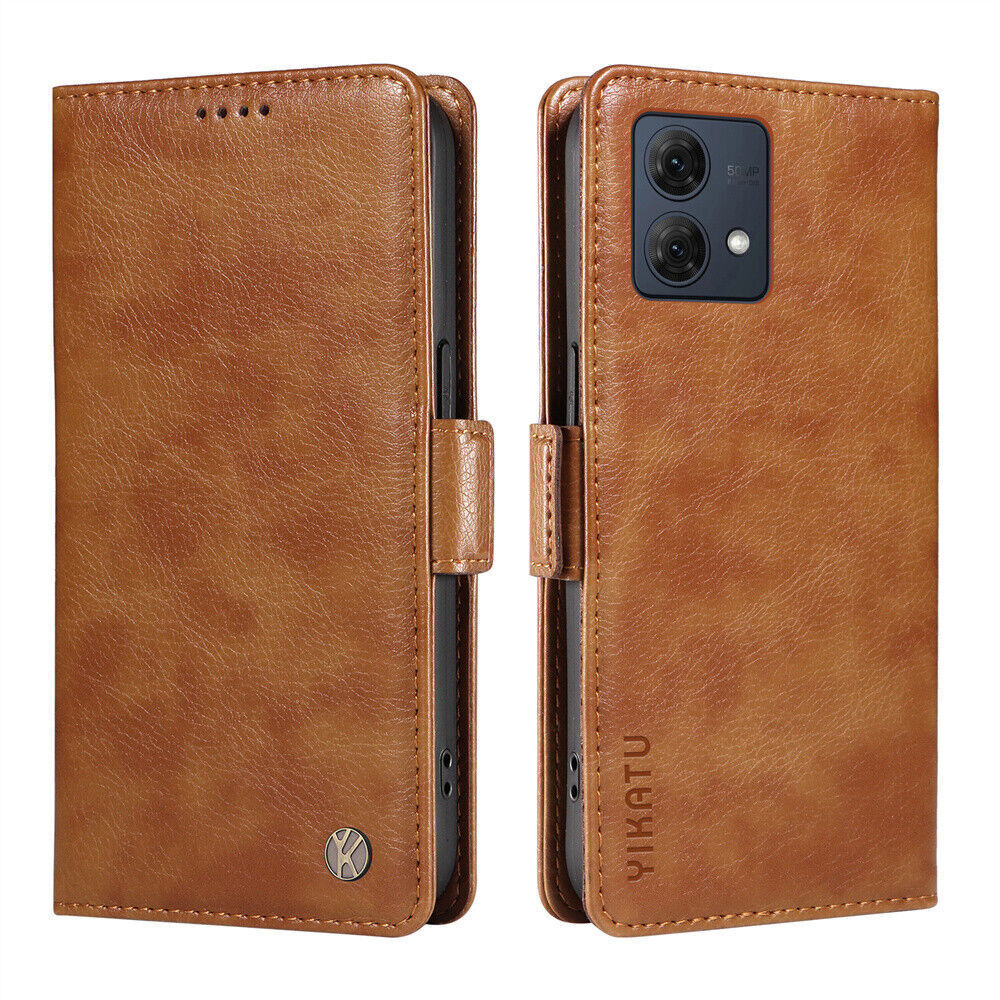 Luxury PU Leather Wallet Cover Case For Motorola G84 G53 G85 G34 G32 E14 Edge 40