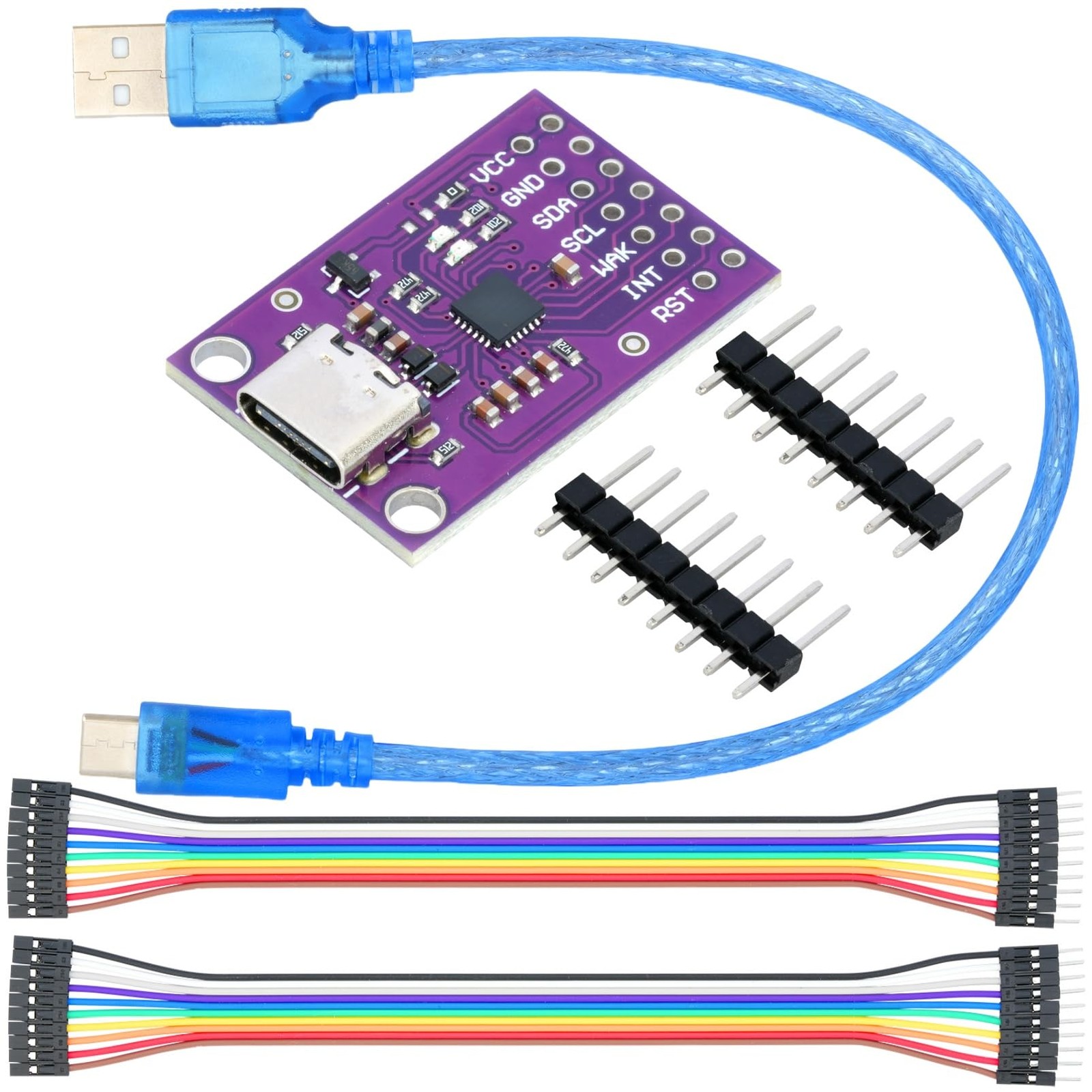 MTDELE CP2112 Debug Board Tyce-C USB to SMBus I2C Communication Module with...