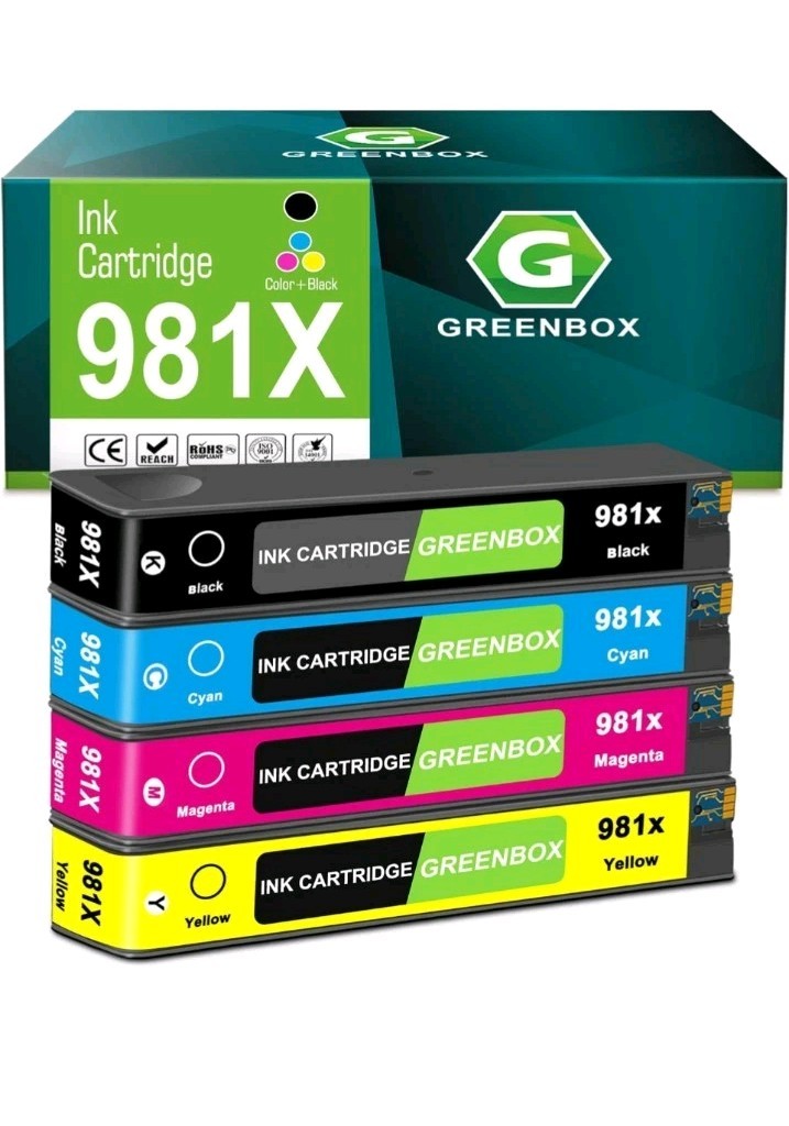 GREENBOX 981X 981 Ink Cartridges LOR09A LOR10A LOR11A LOR12A