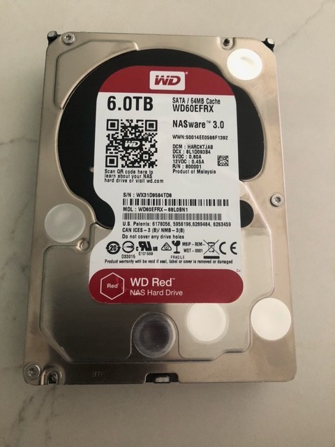 Western Digital Red Plus (5400RPM, 3.5", SATA III, 64MB Cache) 6TB Internal...