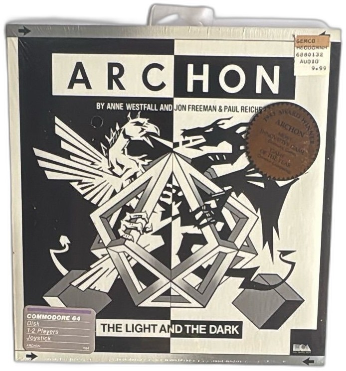 Electronic Arts Archon The Light And The Dark Commodore 64 EA Disk Complete