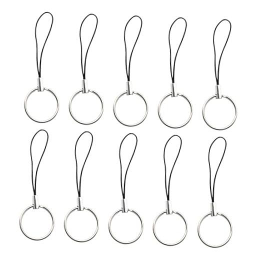 10 PCS Car Key Chain, Model S 3 X Y String Keychain Rope Lanyard, 10 Pcs
