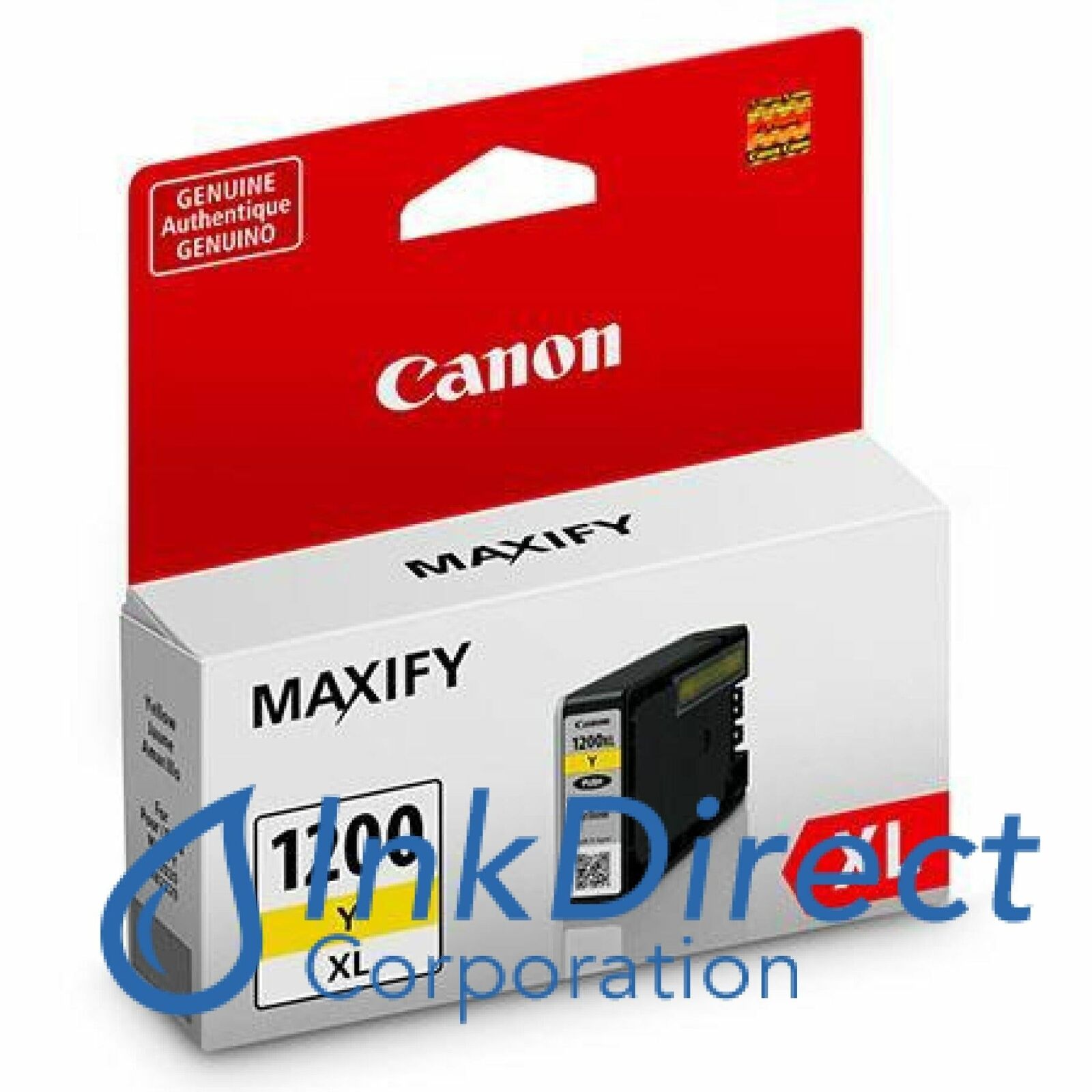 Genuine Canon 9198B001AA 9198B001  PGI-1200 XL Ink Jet Cartridge Yellow