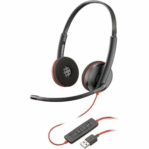 Poly Blackwire 3220 Headset - Microsoft Teams Certification - Stereo -
