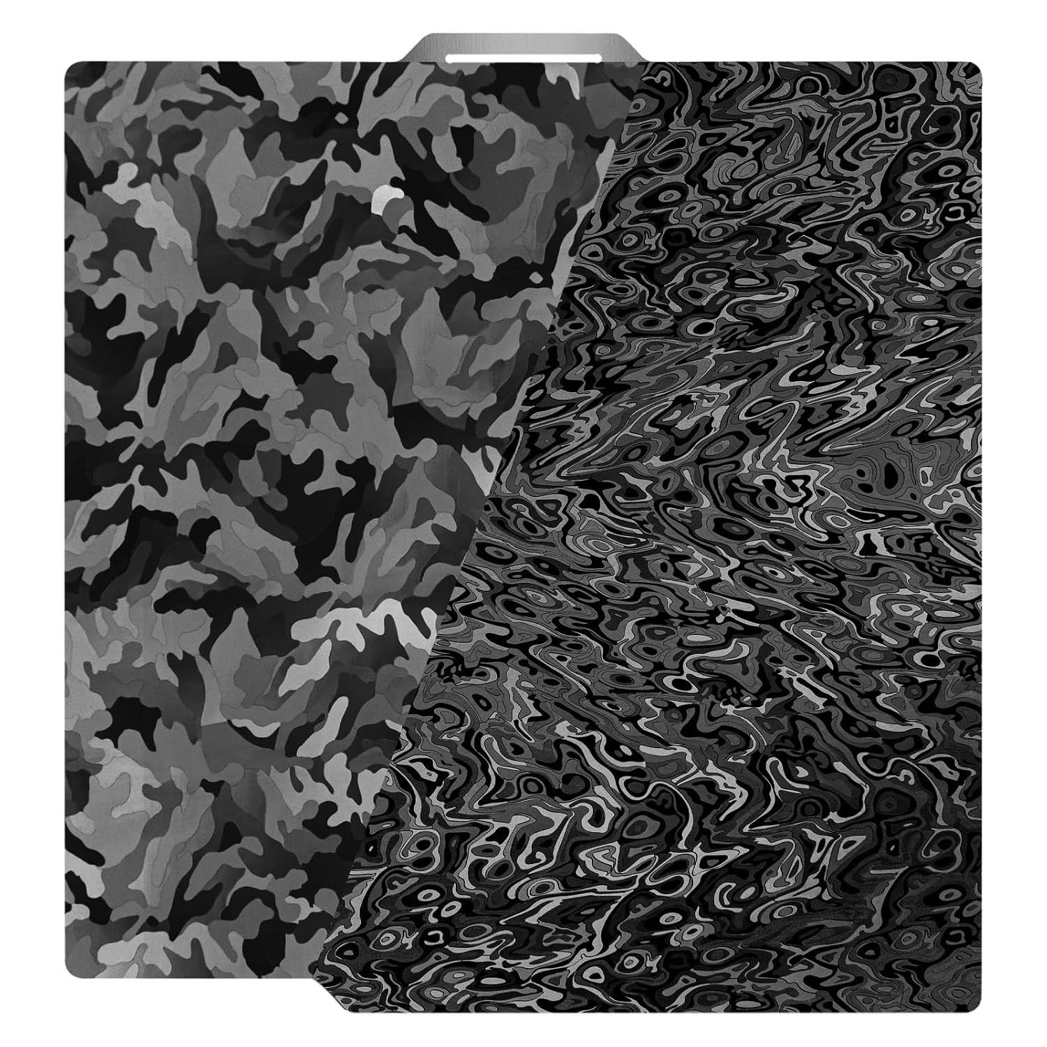 Camouflage+Water Ripples Build Plate for Bambu Lab 3D Printers 257X257Mm