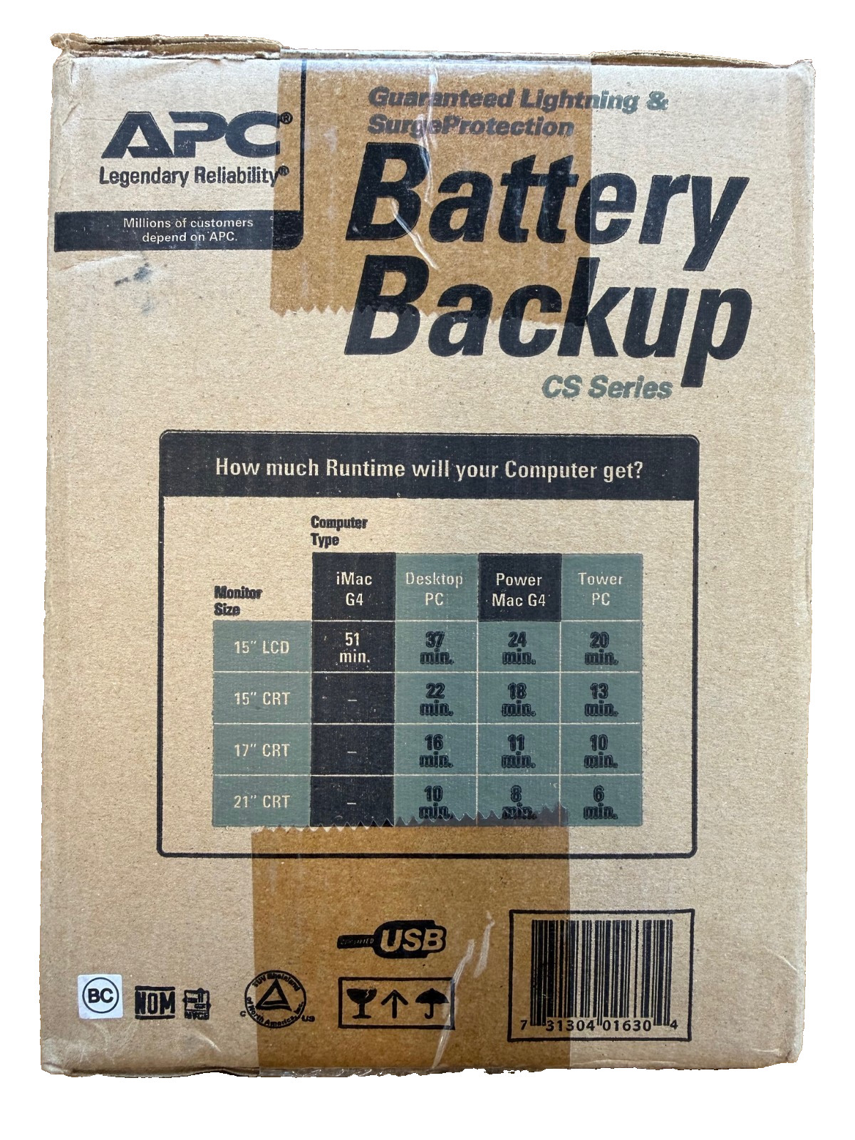 APC BK500 500VA/300W Battery Backup and Surge Protection Module