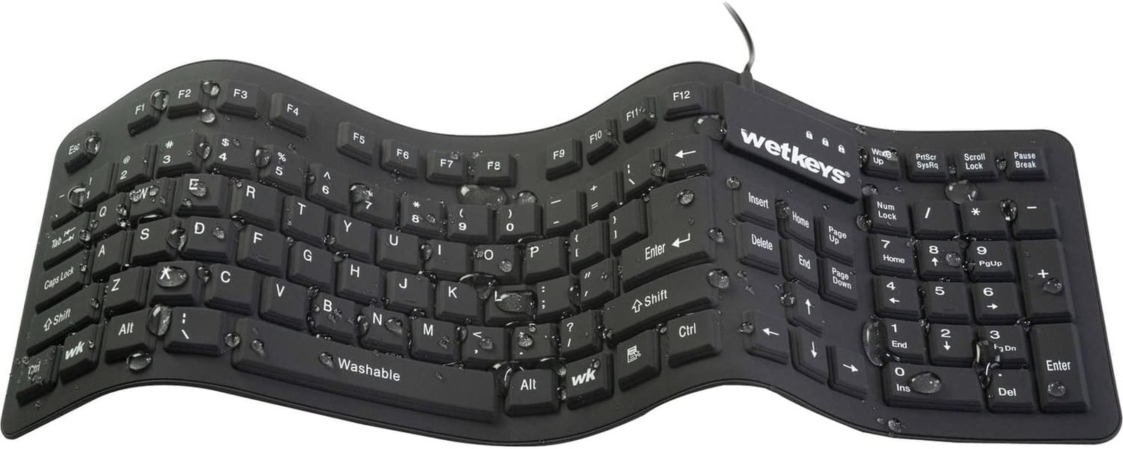 WetKeys "Soft-Touch Comfort Professional-Grade Full-Size Flexible Silicone Washa