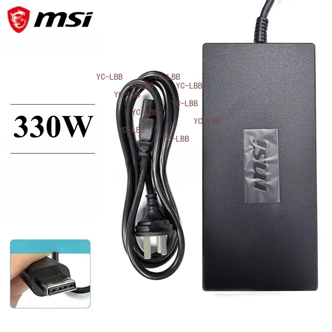 MSI Original 330W Power Supply Adapter for Vector A16 HX A8WIG-001US A8WHG-002US