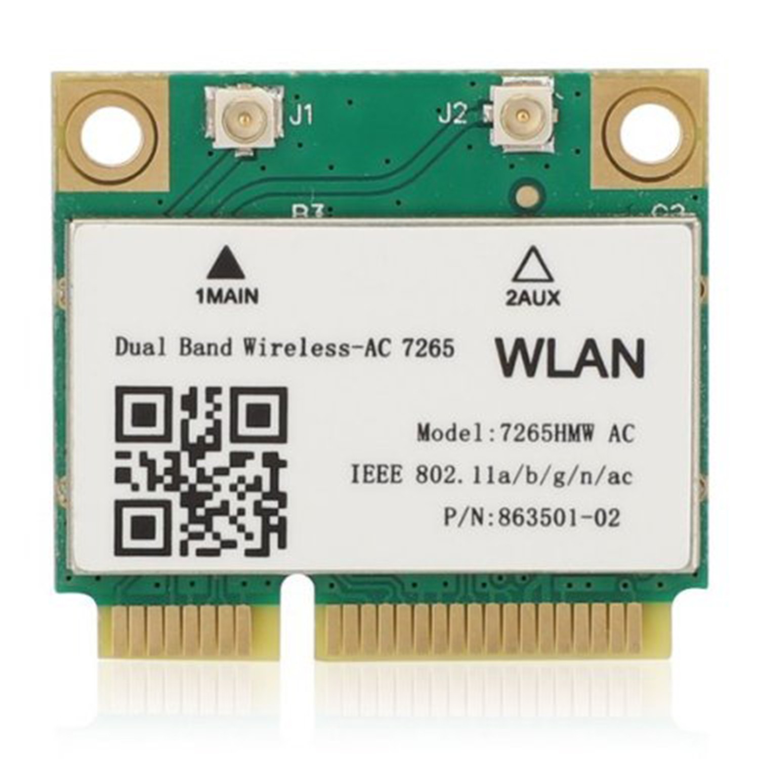 Legacy Mini-PCIe Wi-Fi Card for Intel | 7265 Half Mini PCIe Network Card | 867