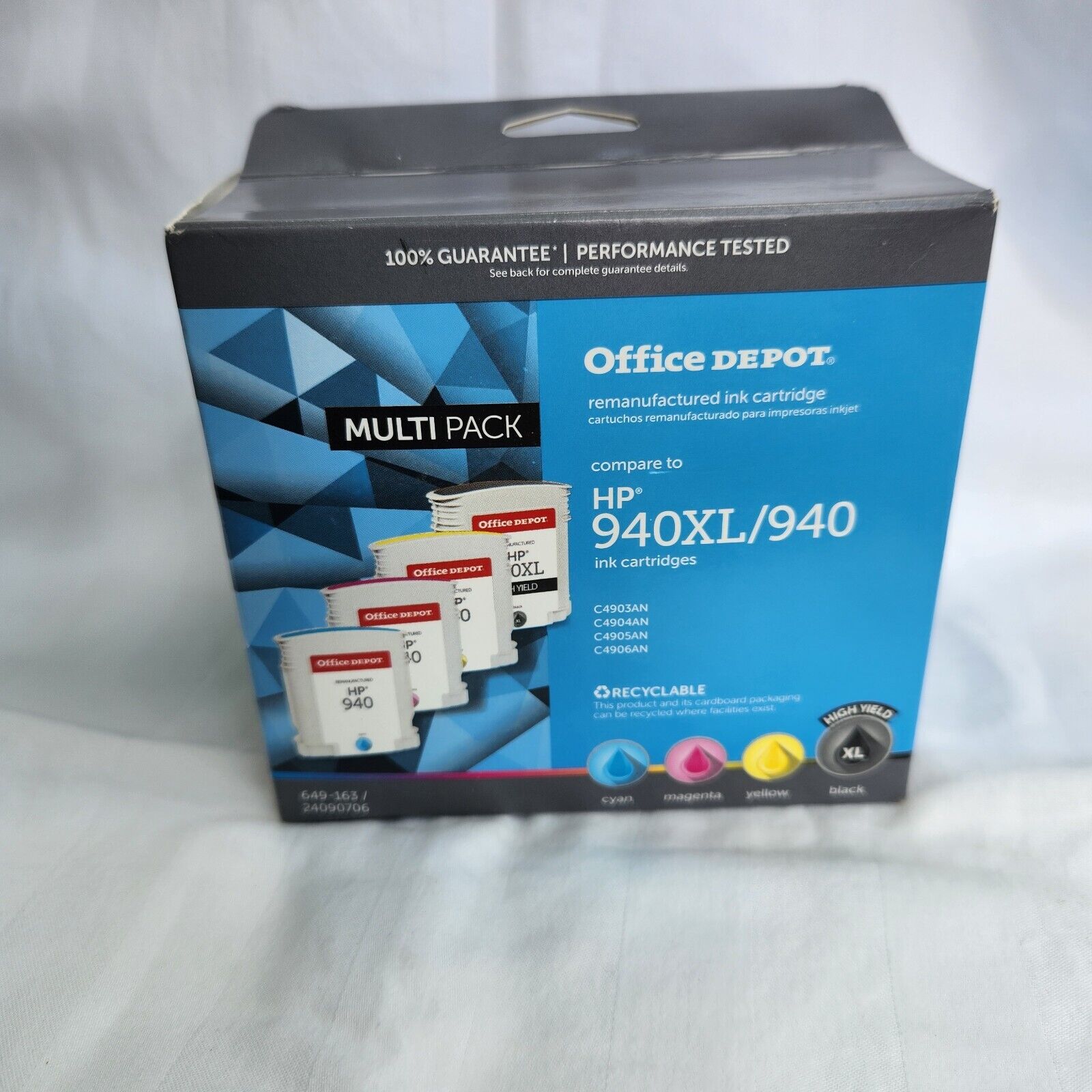 Office Depot Brand Ink Cartridge HP 940XL/940 Mult Pack High Yield NEW In Box