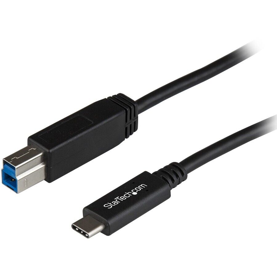 StarTech USB31CB1M 1m 3 ft USB C to USB B Printer Cable - M/M - USB 3.1 (10Gbps)