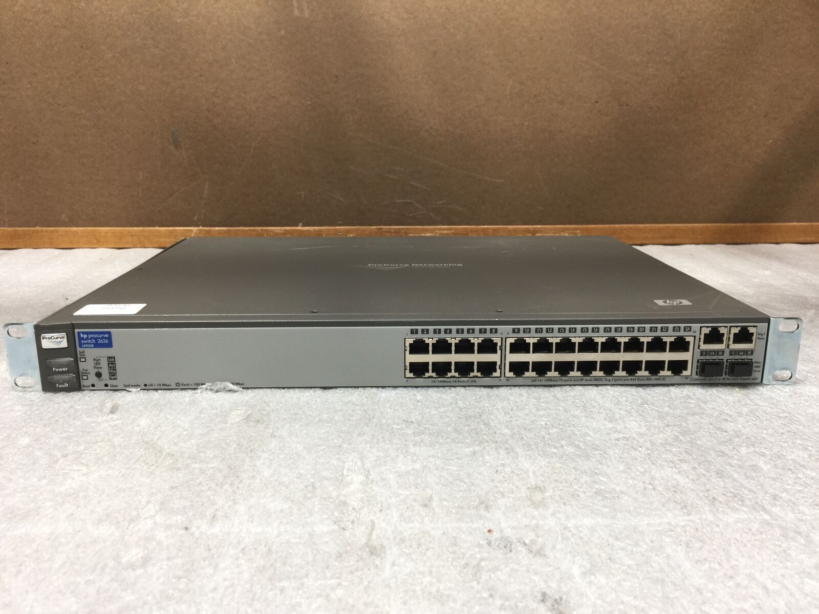 HP ProCurve 24-Port Networking Switch 2626 J49008, Tested/Working/Factory Reset