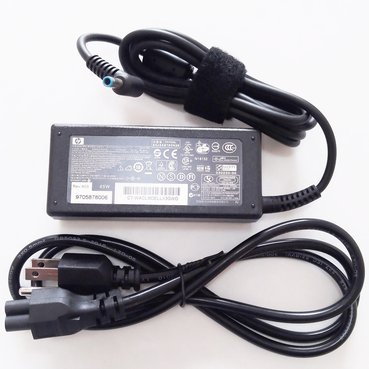 Genuine Original 65W AC Adapter Charger For HP Pavilion 15 Series 4.5mm*3.0mm
