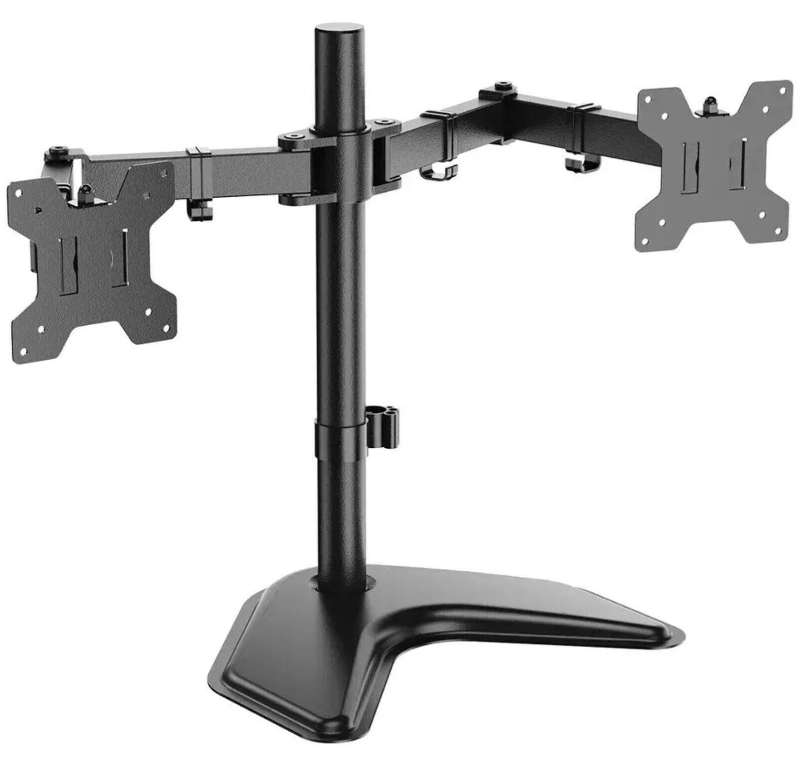 WALI Dual LCD Monitor Mount Free Standing Fully Adjustable For Desk.