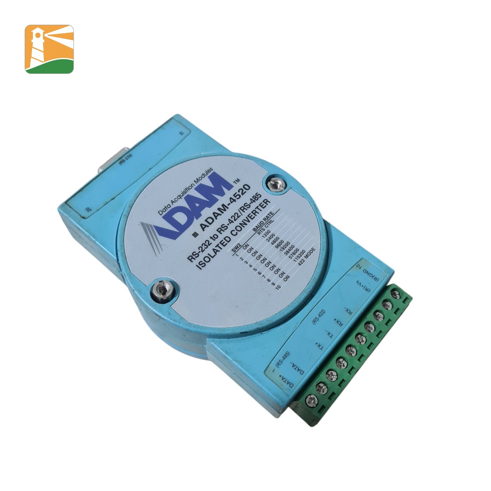 Advantech ADAM 4520 RS232 to RS422/RS-485 Isolated Converter. 