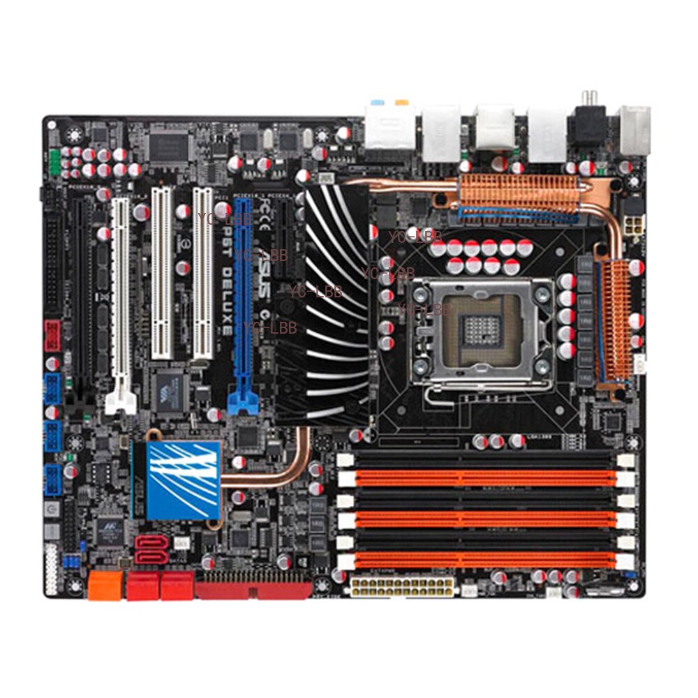 For ASUS P6T Deluxe Motherboard LGA1366 DDR3 ATX Mainboard