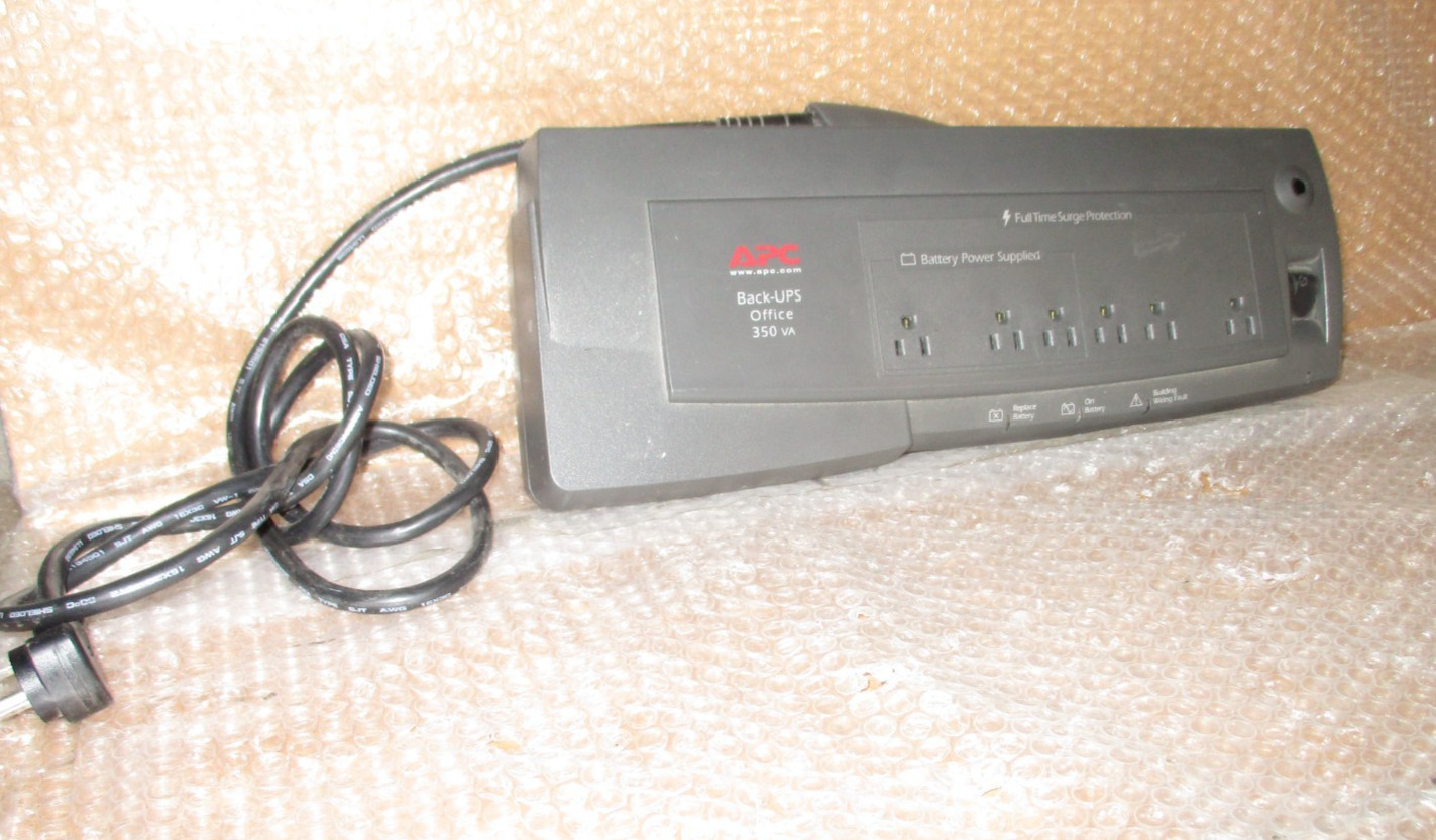 APC Back-UPS 350VA Full Time Surge Protector BF350U - No Battery