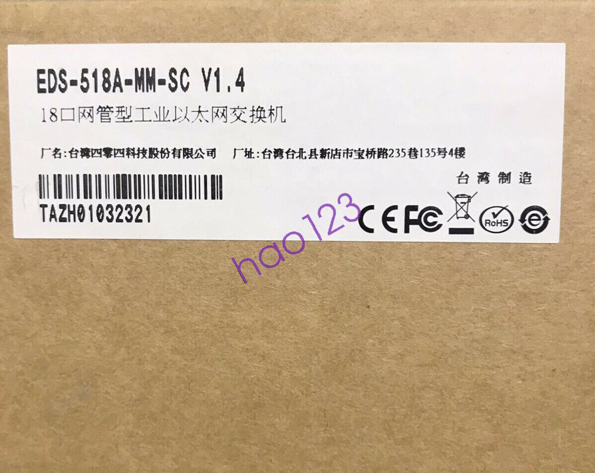 1PCS MOXA EDS-518A-MM-SC Switch Brand New Fast Shipping Via DHL/FedEx