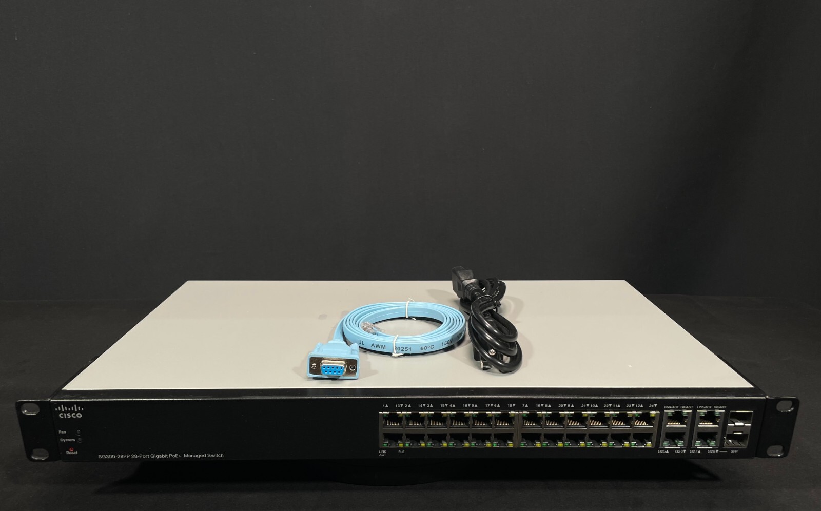 Cisco SG300-28PP-K9 28 Port Gigabit PoE+ Switch - Same Day Shipping