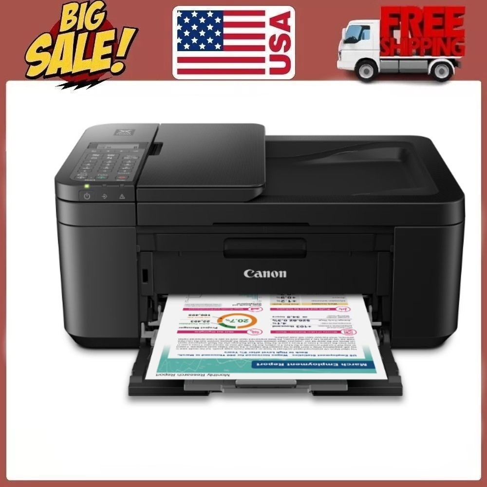 Canon PIXMA TR4722 All-In-One, Wireless Color Inkjet Printer for Home Office Use