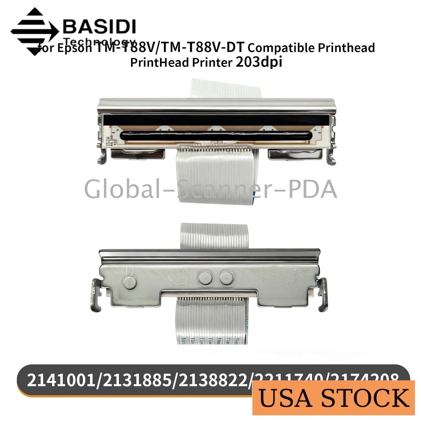 🔥2PCS T88V Printhead for Epson TM-T88V 88V T885 M244A 2141001/2131885/2138822🔥