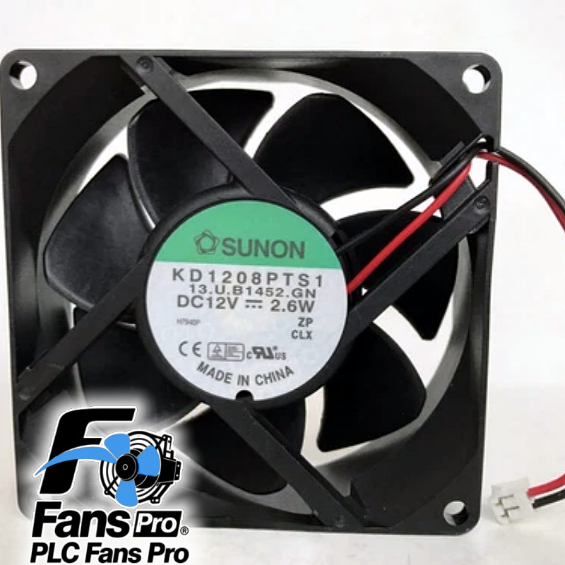 1PCS Brand New SUNON KD1208PTS1 Axial Fan DC 12V 1.8W 2-wires Case Cooling Fan
