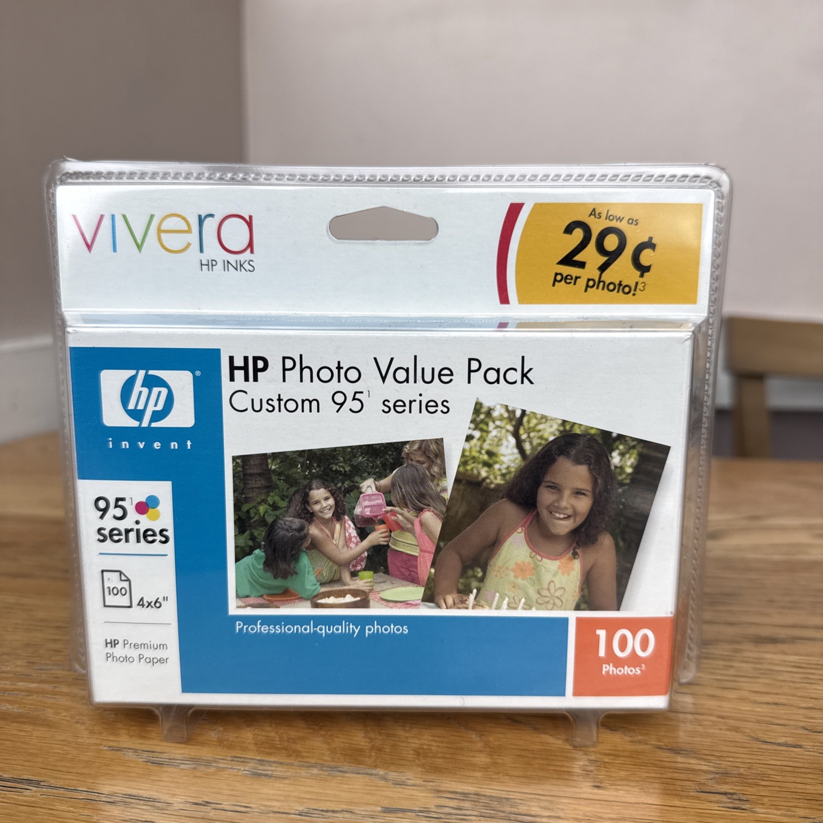 New HP Vivera Photo Value Pack Custom 95 Series 100 Photos install by 2007