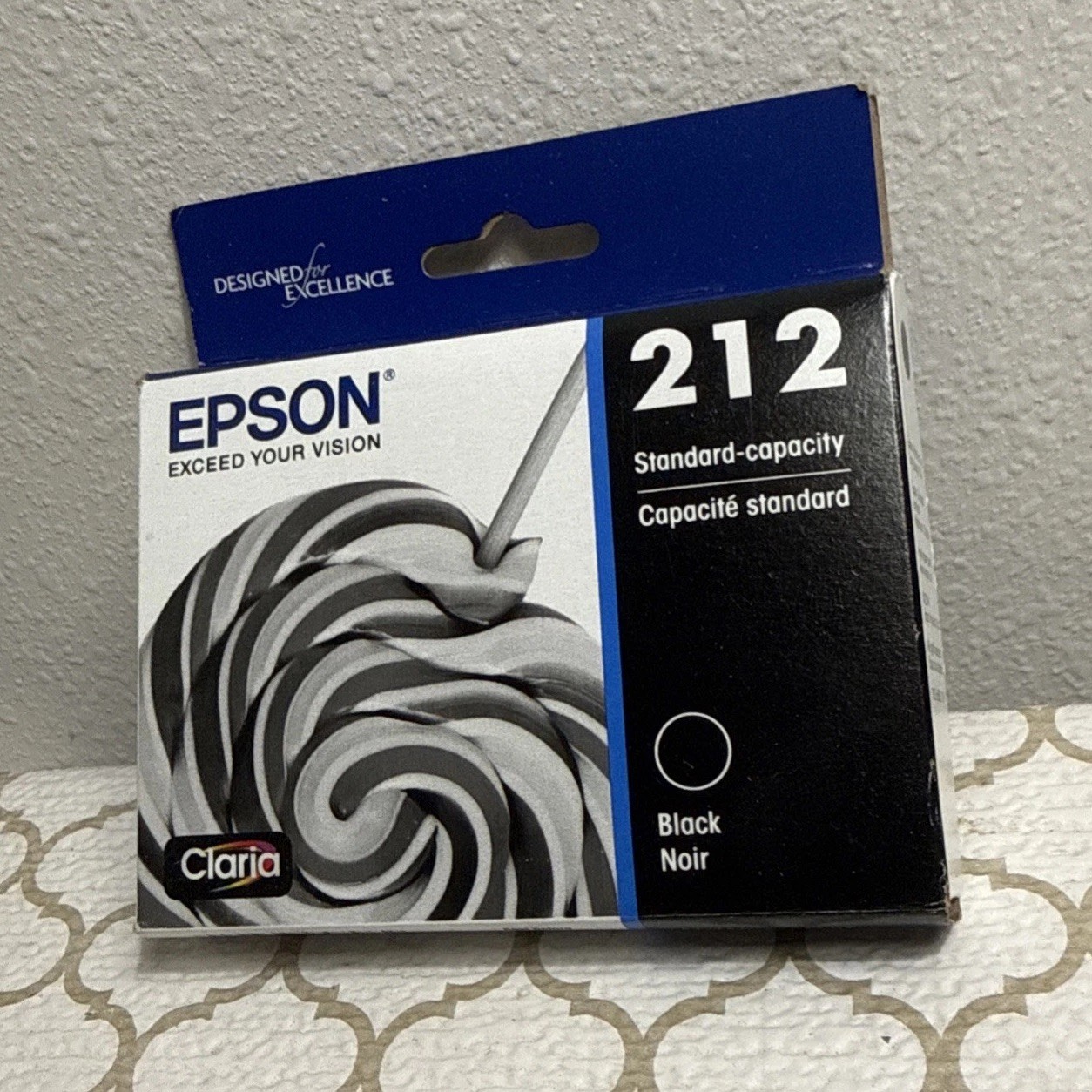 Epson 212 Claria Standard Capacity Cartridge Ink - Black Exp 1/28+ NIB