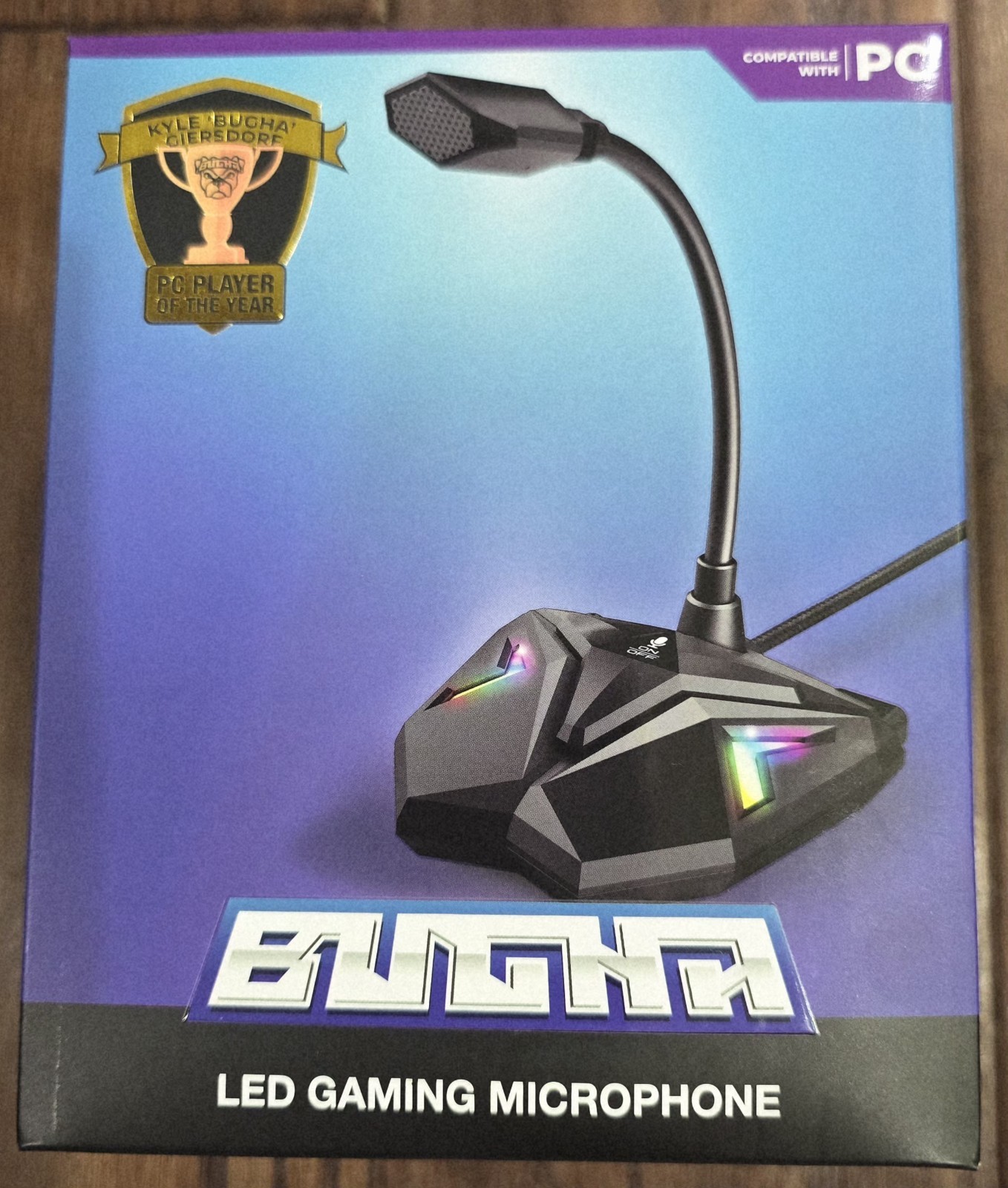 NEW Bugha World Cup Exclusive Gaming LED Microphone for PC