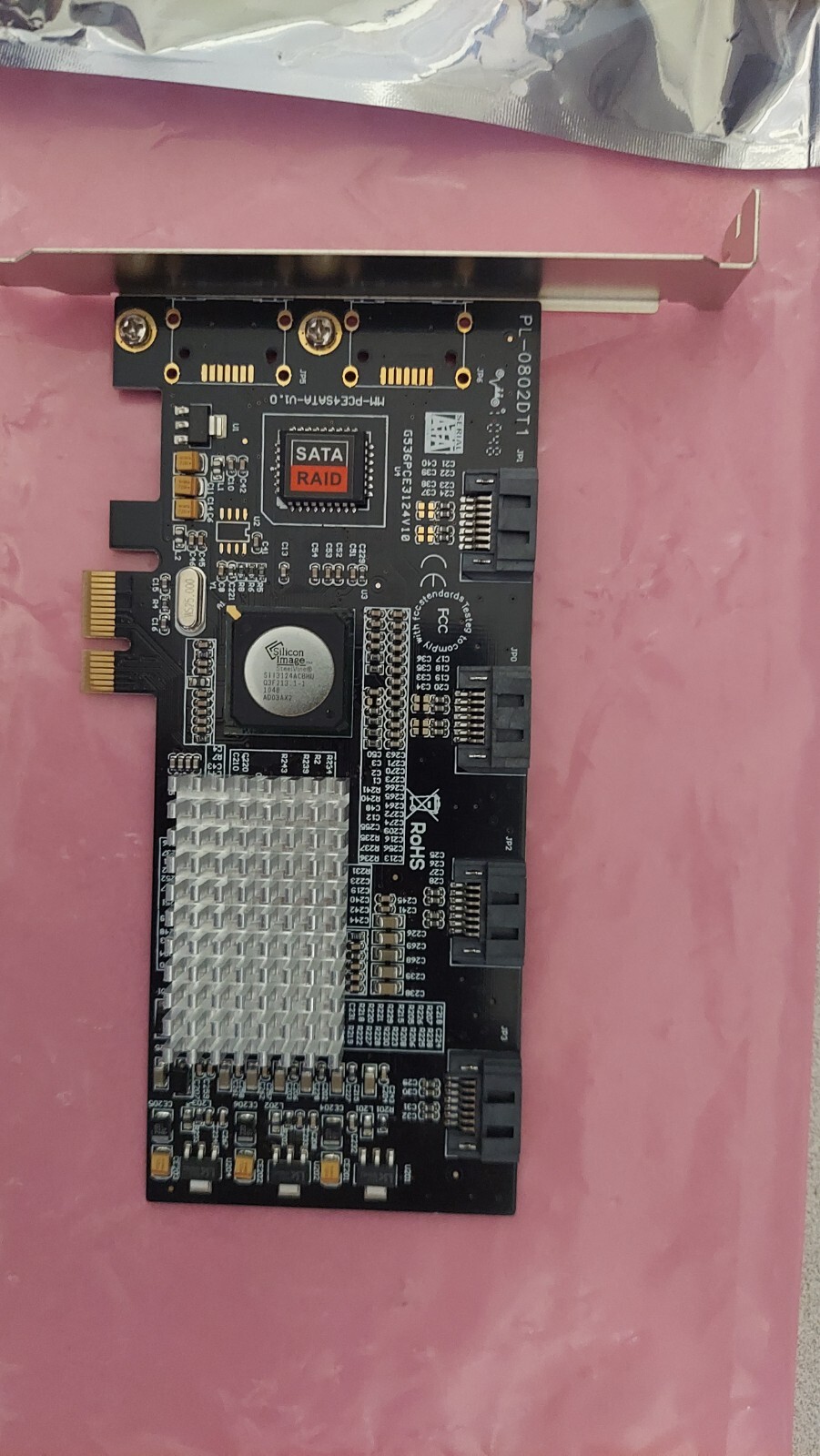 SYBA SY-PEX40008 4-port SATA II PCI-Express RAID Card